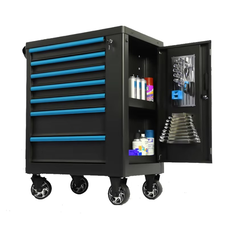 Workshop Use Tools - Durable Blue Iron Tool Cabinets Auto