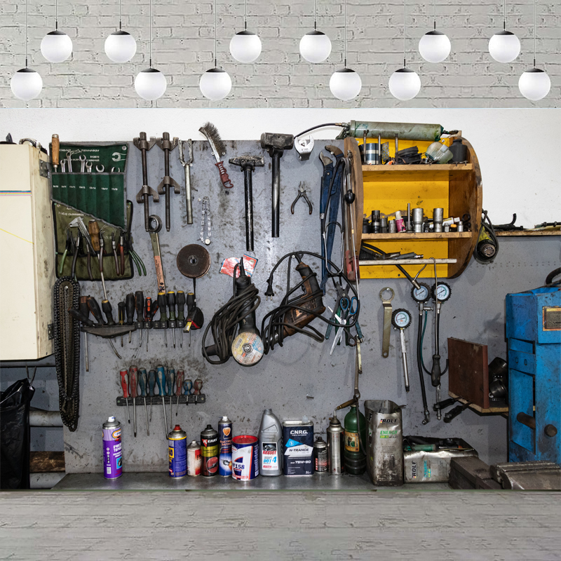 Workshop Tools Photos - Vintage Tools Workshop Shed Photography Backdrop