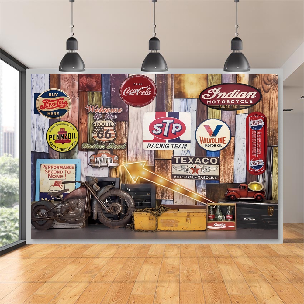 Retro Motorcycle Car Repairs G - Workshop Tools Photos recensione e prezzo