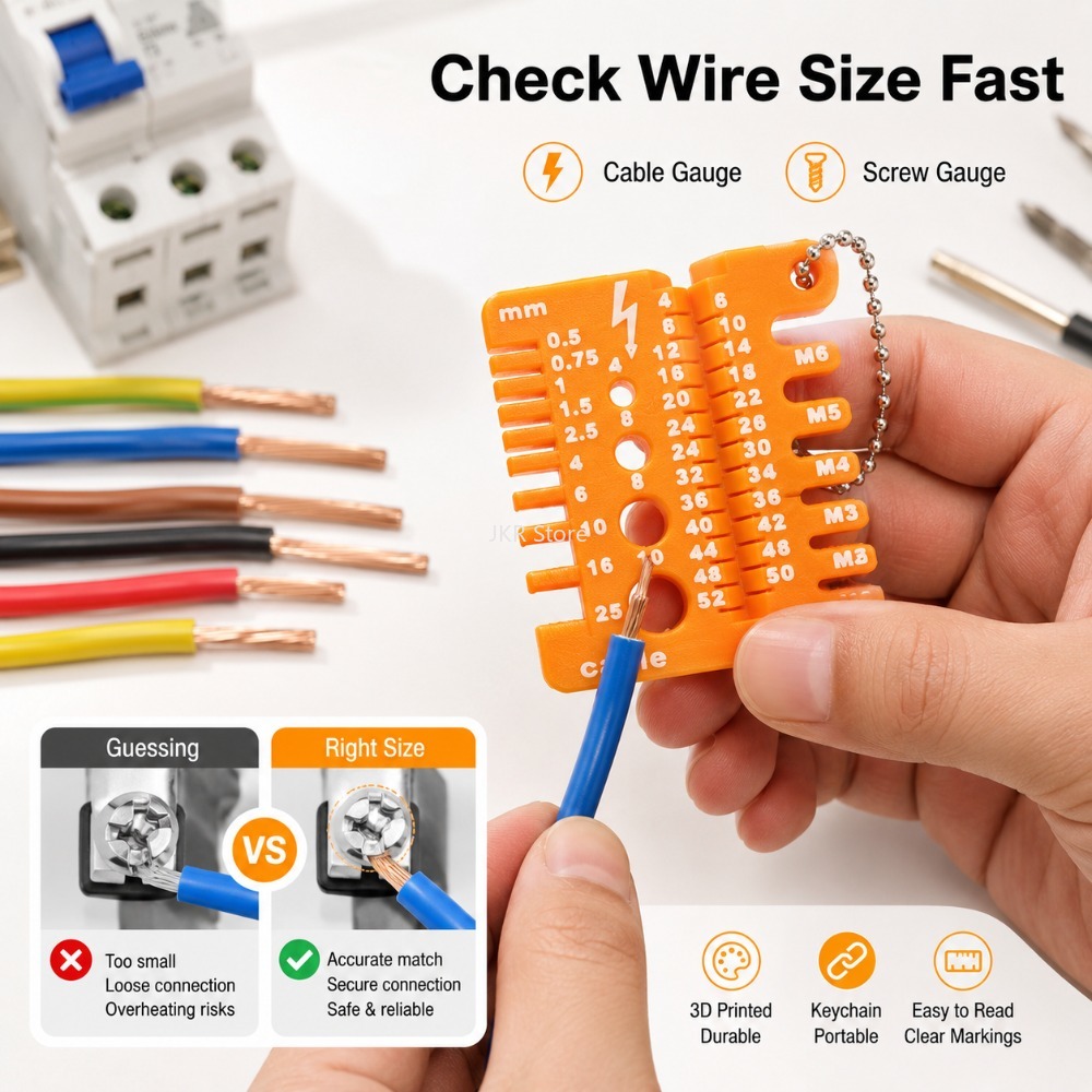 Double Sided Wire Gauge Screw  - Workshop Use Tools recensione e prezzo
