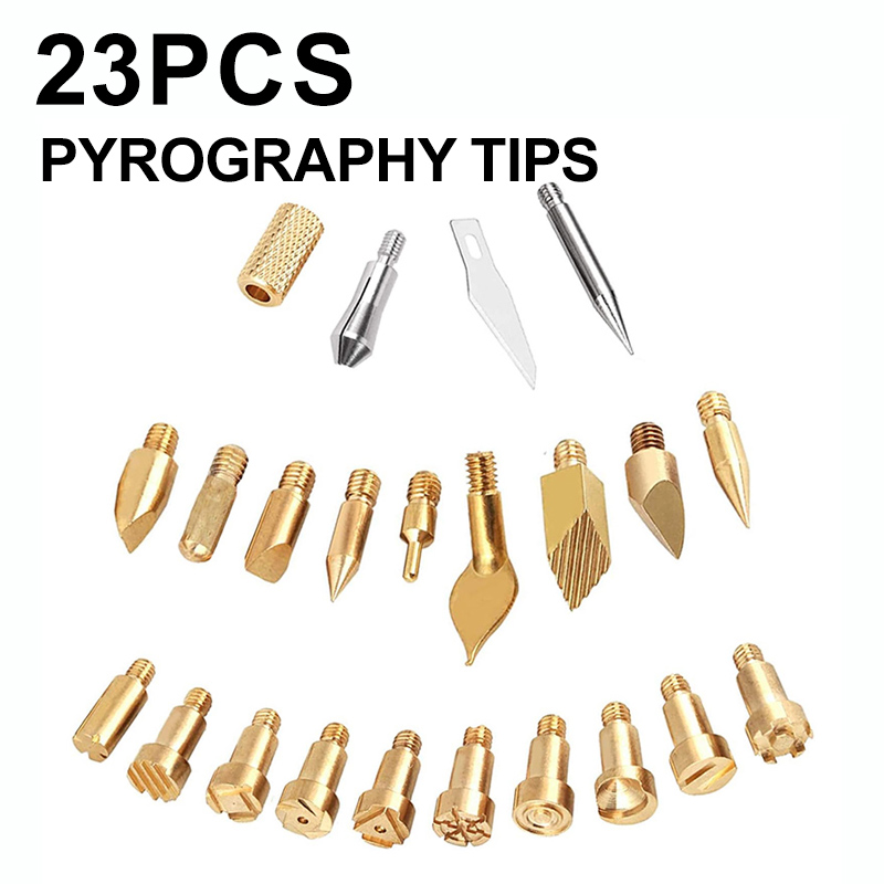 23Pcs Pyrography Tips, Wood Bu - Workshop Tools For Carpentry recensione e prezzo
