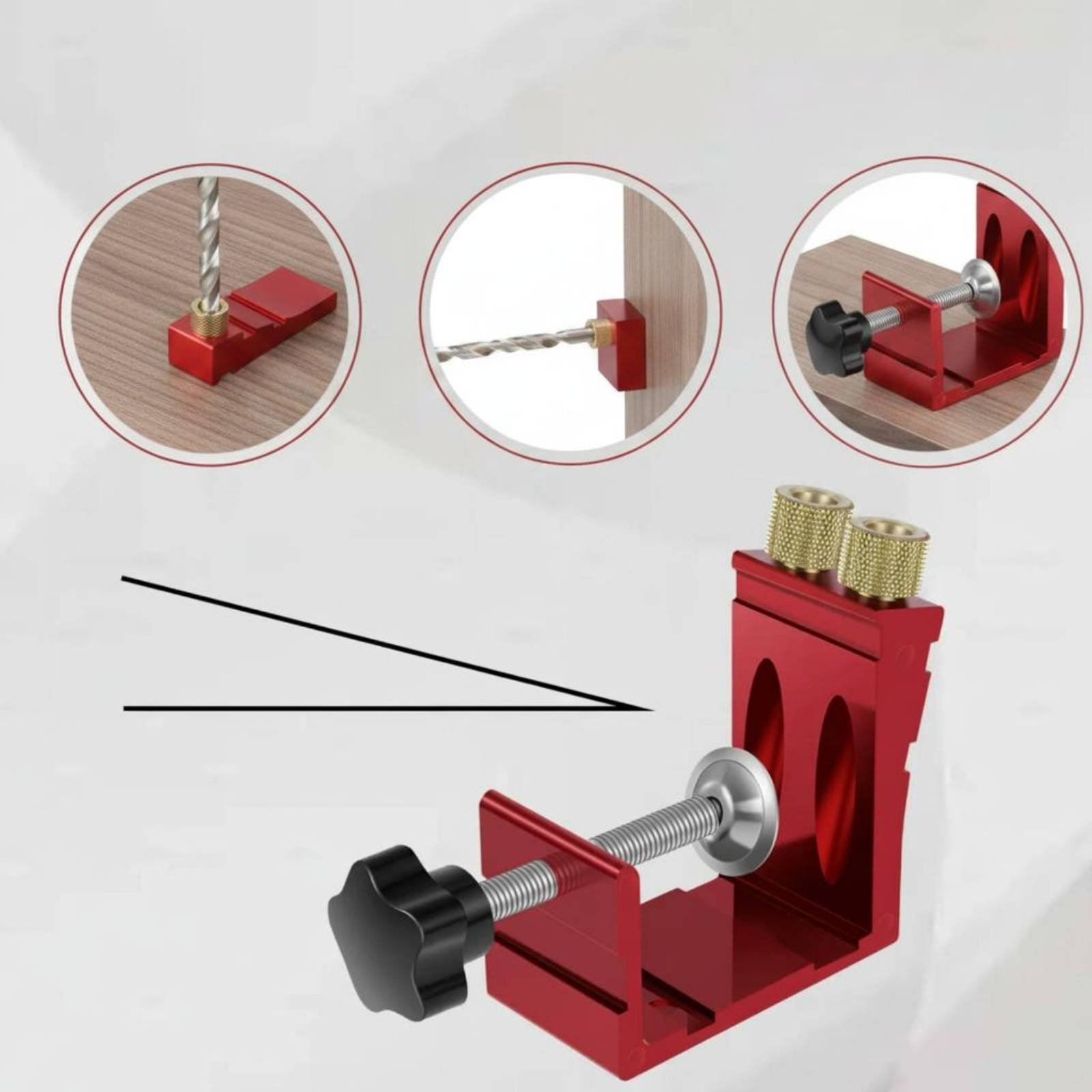 15 Degree Angle Drilling Guide - Workshop Joinery Tools recensione e prezzo