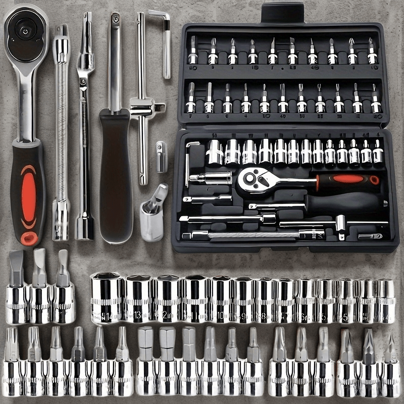 46Pcs Automotive Tool Set, Car - Tools For Home Workshop recensione e prezzo