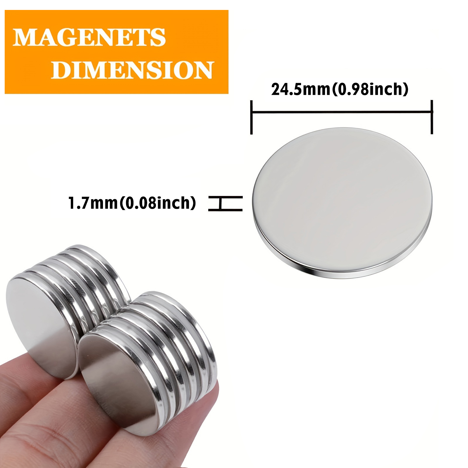 Round Disc Magnets for Refrige - Workshop Tools Photos recensione e prezzo