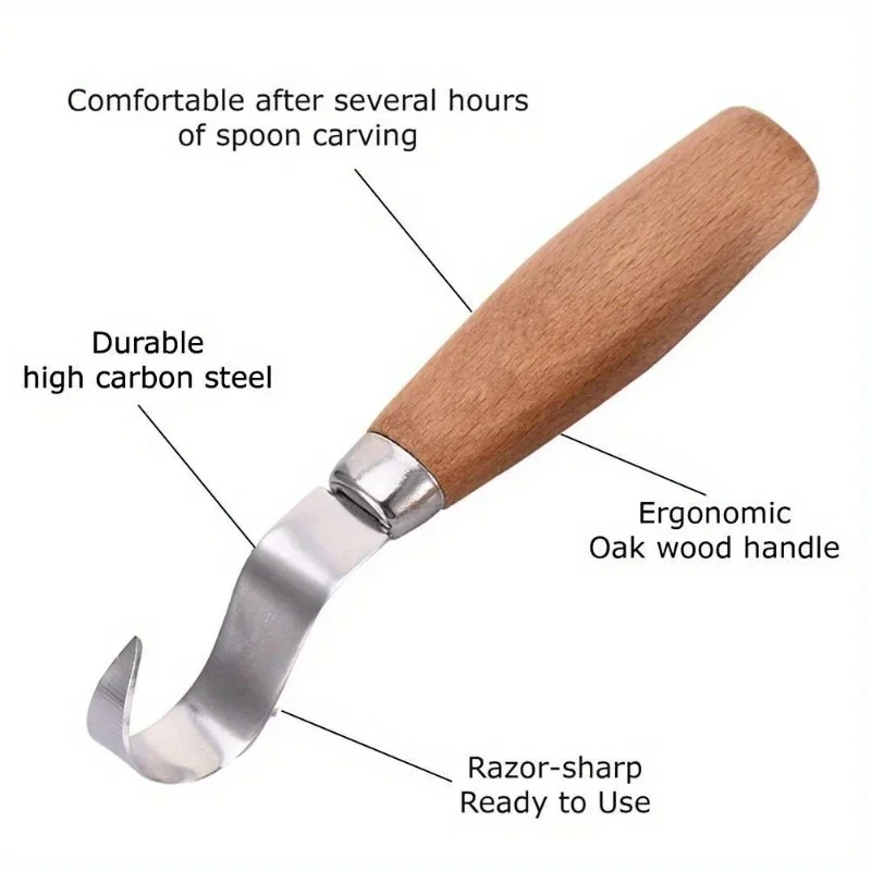 Wood Carving Knife Chisel Hook - Workshop Tools For Carpentry recensione e prezzo