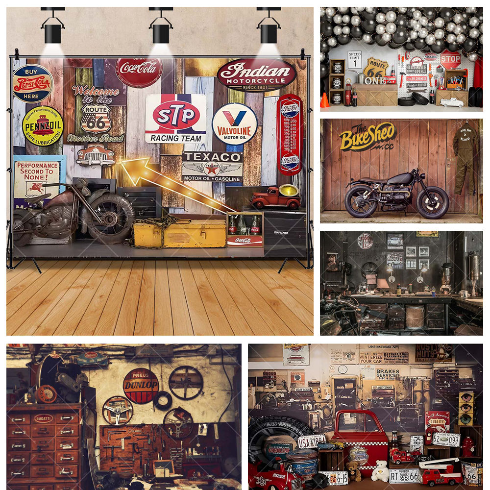 Retro Motorcycle Car Repairs G - Workshop Tools Photos recensione e prezzo