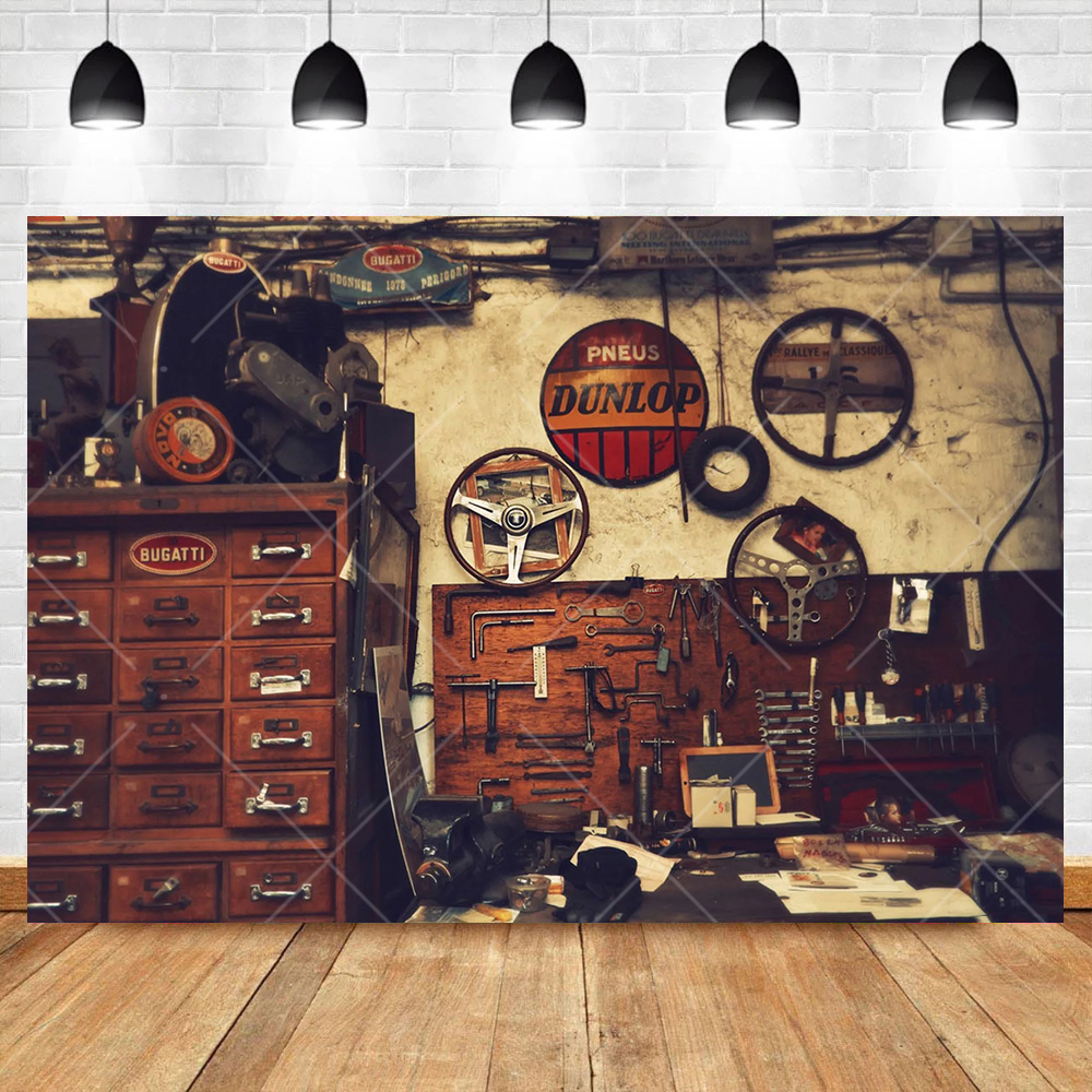 Retro Motorcycle Car Repairs G - Workshop Tools Photos recensione e prezzo