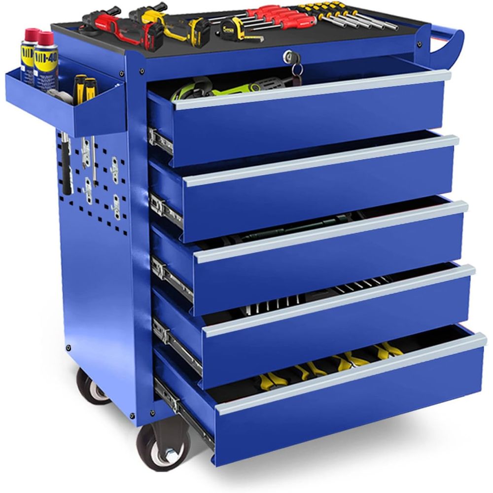 5 Drawer Wheeled Lockable Meta - Workshop Tools Needed recensione e prezzo