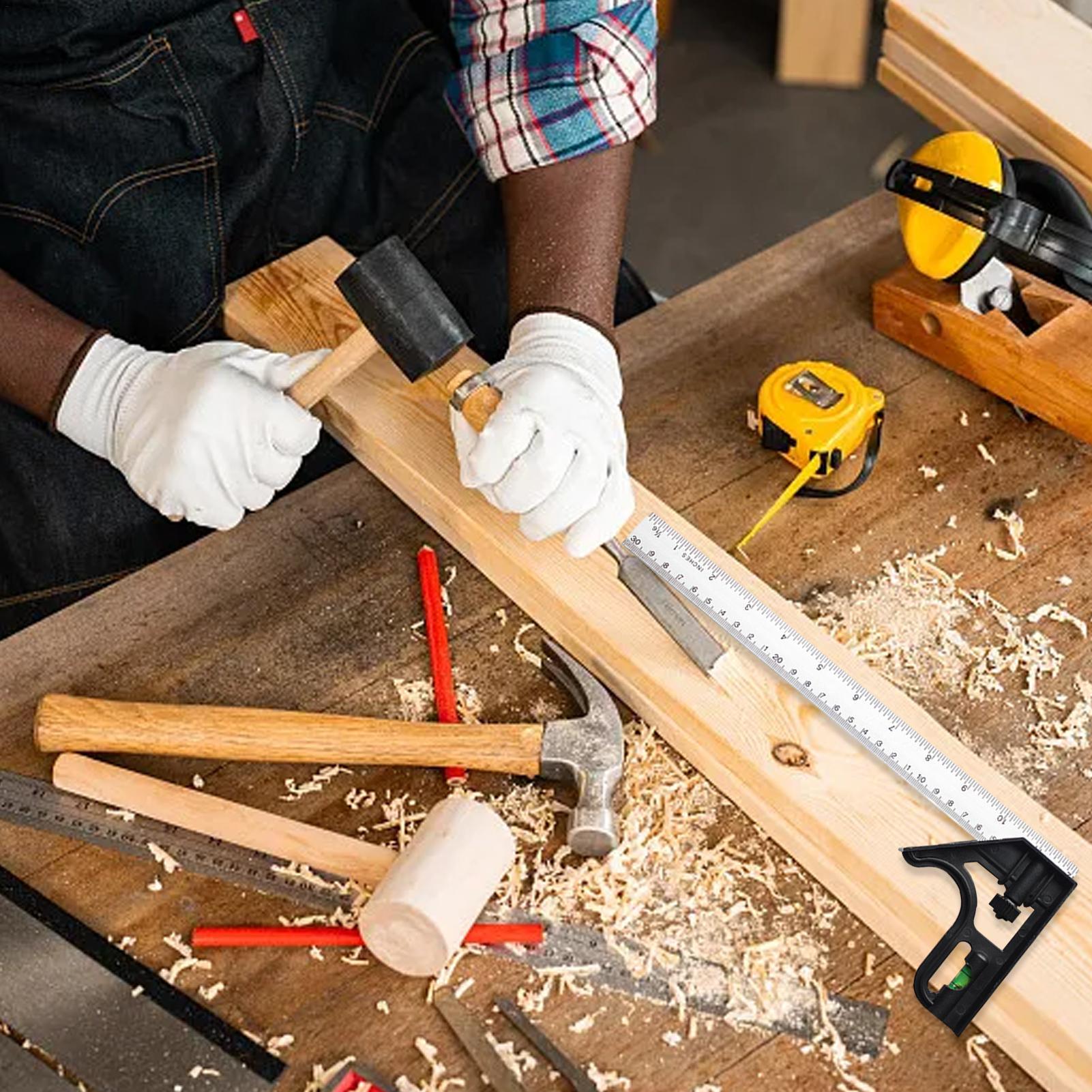 Stainless Steel Angle Combinat - Workshop Tools For Carpentry recensione e prezzo